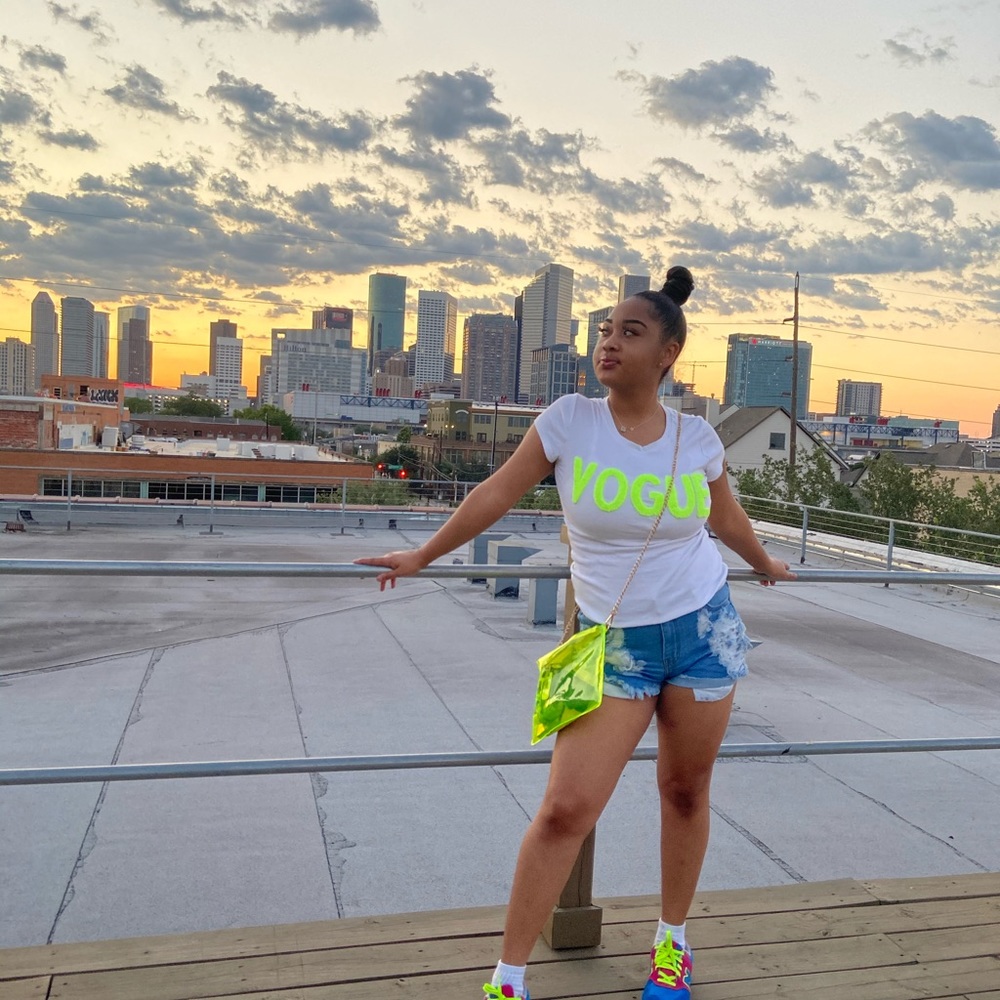 Neon Vogue Top